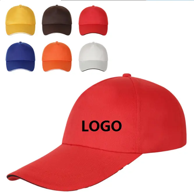 Travel advertising baseball cap printed logo volunteer outdoor polyester embroidery net cap and hat
