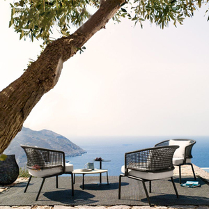 Hot Selling Garden Furniture Lounge Set Villa Leisure Pe <b>rattan</b> Aluminum Alloy <b>Sofa</b> Outdoor Lounge Sectional <b>Sofa</b> Furniture Set - Product Image 2
