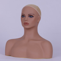 Maniquí de Cabeza Personalizable Modelo Ng Tao, Realista, Elegante, Resistente, Decorativo, para Centro Comercial