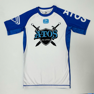 Conjunto de Rashguard y Pantalones Cortos de MMA para Hombre, Anti-rozaduras, Costuras Planas, Elástico y Duradero para Grappling sin Gi - Product Image 1