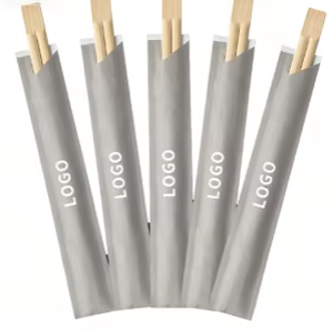 Baguettes jetables en bambou Tensoge carbonisé, imprimées sur mesure, pour le <span class=keywords><strong>camping</strong></span>, avec enveloppe OEM supportée - Product Image 1