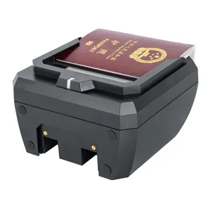 MRZ de página inteira Passaportes Leitor scanners Leitor de passaporte e ID Card Scanner, Auto-Detect and Scan for Airport