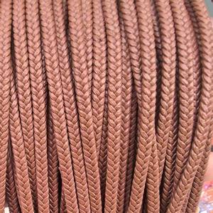 High Quality <b>Braided</b> Black Brown Custom Leather Bracelet for Men <b>Accessories</b> Rope Cords for Jewelry Making Findings - Product Image 2
