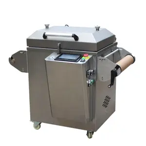 Máquina de sellado de bandejas de envasado en atmósfera modificada estándar, máquina de envasado de carne al vacío y de gas, máquina envasadora de comida lista, CE/B