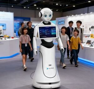 <span class=keywords><strong>Robot</strong></span> <span class=keywords><strong>de</strong></span> Servicio Interactivo Inteligente para Recepción <span class=keywords><strong>de</strong></span> Clientes, Orientación, Asistencia en Consultas y Operaciones Empresariales Inteligentes - Product Image 1