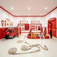 Aire de jeux commerciale intérieure sur mesure pour jeux de rôle, équipement de ville miniature, service clé en main pour centres de divertissement familial (FEC), centres commerciaux et garderies