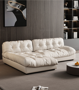 Sofá de lujo, muebles de sala de estar, tocador curvo, juegos de sofás de salón para el hogar, juego de sofás de terciopelo de tela moderna italiana, muebles - Product Image 2