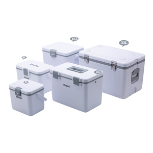 Kbcool caixa fria de plástico com corrente, 5l 8l 12l 15l 22l 33l 55l 65l <span class=keywords><strong>80l</strong></span>, caixa fria para acampamento ao ar livre, piquenique, médico, caixa de resfriamento - Product Image 2