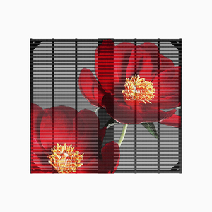 Afficheur numérique LED transparent en verre couleur pleine résolution pour intérieur et extérieur, 1920x1080 HD, luminosité 1500 cd, idéal pour les centres commerciaux - Product Image 2