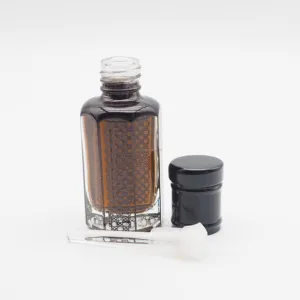 12ml Tola Attar Mini Attar árabe vidrio decorativo botellas de aceite esencial Perfume Oud botella de aceite con caja