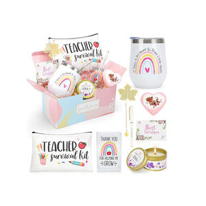 Regalos de maestros para mujeres Apreciación Maestro Regalos de <span class=keywords><strong>Navidad</strong></span> Regalos de cumpleaños únicos <span class=keywords><strong>Cesta</strong></span> de vaso - Product Image 1