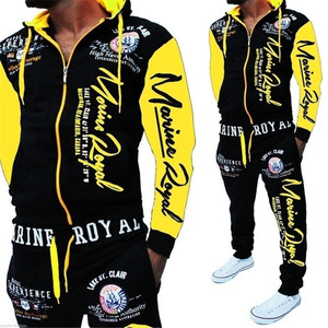 Ensemble de survêtement pour homme avec impression de lettres, <span class=keywords><strong>sweat</strong></span> à <span class=keywords><strong>capuche</strong></span> et pantalon, tenue de sport pour homme, ensemble de jogging, vêtements de sport pour <span class=keywords><strong>couple</strong></span> - Product Image 6