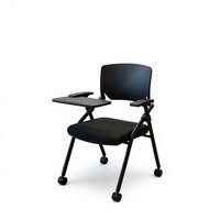 Tablette d'écriture ergonomique pliable pour étudiant, avec accoudoir réglable, 50 cm, noire, design moderne, en plastique, pour salle de classe - Fournisseur Or