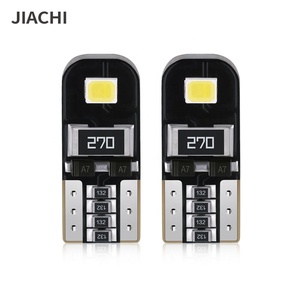 หลอดไฟ LED T10 ยี่ห้อ JiaChi ขายส่ง ความสว่างสูง ไม่มีข้อผิดพลาด CANBUS รุ่น 147 194 2825 2835, 2SMD 2835 สำหรับรถยนต์ ขั้วแบบลิ่ม ใช้เป็นไฟจอดรถ DC12V - Product Image 1