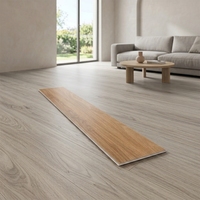 SPC Vinyl-Klickboden Rutschfest Wasserdicht Holzmaserung Glatte Oberfläche für Hotel Fitness-Studio Schule Innenbereich