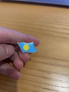 GREPAS GIFTS Pin de Solapa de 1 Pulgada con Bandera de <span class=keywords><strong>Palau</strong></span>, Pin Patriótico Mundial para Sombrero y Solapa - Product Image 5