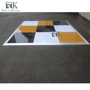 Checker Dance Floor Borde de aluminio para espectáculos de eventos Piso de instalación rápida - Product Image 2