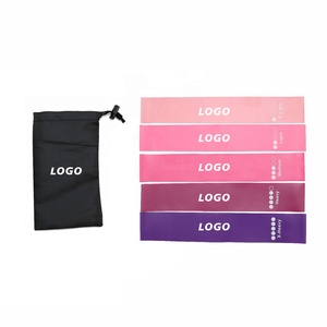 5 miếng gói tùy chỉnh phòng tập thể dục tập thể dục tập thể dục cao su đàn hồi cao su căng vòng kháng ban nhạc thiết lập - Product Image 1