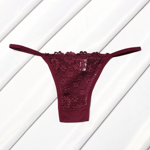 Dropshipping 2022 Culottes string à dos nu à fleurs mignonnes en coton et dentelle pour femmes - Product Image 5