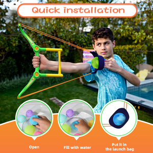 HMJ commercio all'ingrosso estate piscina giocattolo battaglia palla acqua pistola palloncino ad acqua giocattolo sparare pistola all'aperto 2025 bambini giocattoli all'aperto - Product Image 3