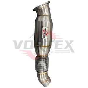 Tubería de Escape Catalítica de Alto Flujo Vortex SS304 con Junta Flexible para BMW B58 F22 F30 G20 M140i M240i 340i 440i, Kit de Modificación Bolt-On - Product Image 3