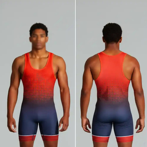 Professional Training Competition Wrestling Style Sportswear <b>Weightlifting</b> <b>Singlet</b> Custom Powerlifting Gym Fitness <b>Singlets</b> - Product Image 2
