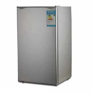 Mini-réfrigérateur OEM 90L en acier inoxydable, modèle très vendu, dégivrage automatique, porte simple, petit réfrigérateur avec congélateur - Product Image 1