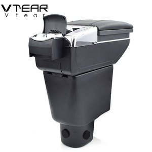 Vtear bracciolo in pelle negozio centrale scatola portaoggetti accessori bracciolo filo Car-styling <span class=keywords><strong>interni</strong></span> ABS rosso 14-18 per <span class=keywords><strong>Honda</strong></span> Amaze - Product Image 4