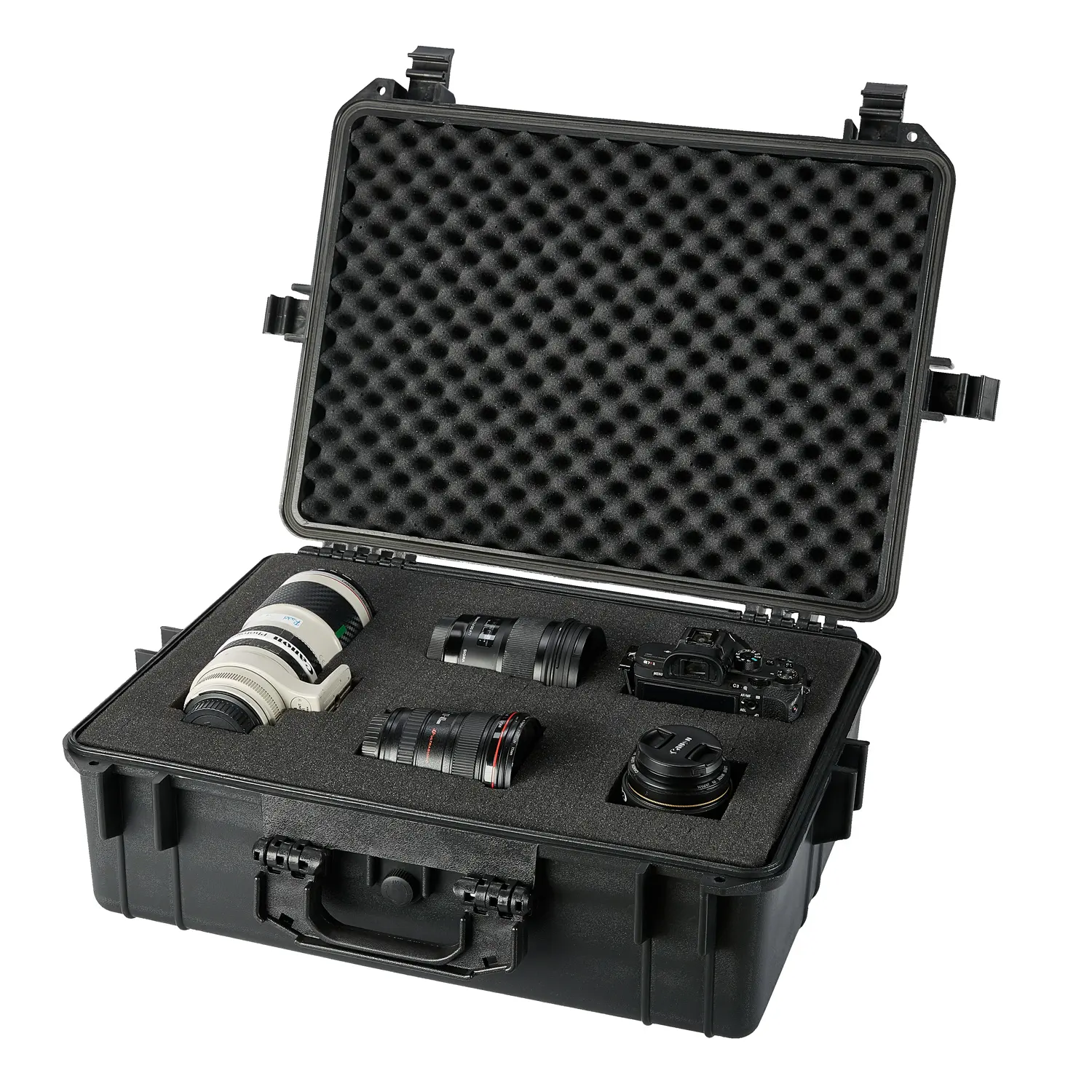 GD139 Hard Pp Plastic Waterdichte Shockproof Handvat Camera Case