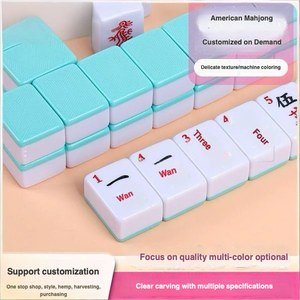 <span class=keywords><strong>Set</strong></span> di Tessere <span class=keywords><strong>Mahjong</strong></span> in Melamina Personalizzabile per Giochi Casual <span class=keywords><strong>a</strong></span> Casa e in Dormitorio - Product Image 3