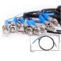 Câble de capteur laser à fibre optique multicanal M6 Sondes optiques haute sensibilité