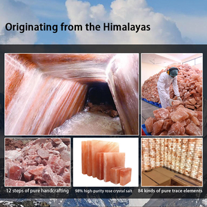 Ladrillos de Sal Rosa <span class=keywords><strong>del</strong></span> <span class=keywords><strong>Himalaya</strong></span> Naturales Hechos a Mano al por Mayor para la Construcción de Paredes de Saunas, Temas Musicales, Diseño Moderno - Product Image 4