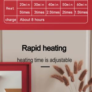 Boîte à lunch électrique intelligente chauffante en acier inoxydable, alimentée par batterie, pour la maison - Vente directe usine - Product Image 5