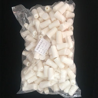 Fabricant de gros bouchon de flacon triangulaire bouchon de tube à essai en verre TIANLIAN taille 6 8 10 12 15 18 20mm petit bouchon en caoutchouc blanc