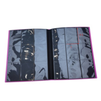 Classeur à anneaux en cuir à 9 pochettes pour cartes à collectionner, classeur pour cartes Pokémon, classeur pour cartes de baseball