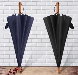 Fashion Umbrella Günstigste Custom ized Promotion 16k Doppels chirm Zwei Personen Red Straight Golf Regenschirme für Regen