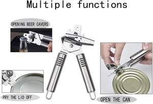 Multifunctional Heavy-Duty Stainless Steel Bottle <b>Opener</b> Comfortable Safety Manual <b>Electric</b> for Home Use Logo Boxed Metal Gift - Product Image 4