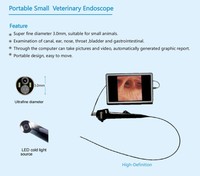 Bon marché, matériel médical, série d'endoscopes vidéo flexibles pour bronchoscopie vétérinaire