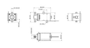 Électrovanne Micro d'eau commutable, qualité alimentaire, 12V 24V 12V - Product Image 5