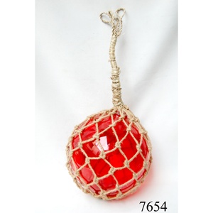 Round 10 Inch Nautical <strong>Glass</strong> Fishing <strong>Float</strong> Rope <strong>Net</strong> Decorative Fishing <strong>Float</strong> Yellow <strong>Glass</strong> for Sale - Product Image 6