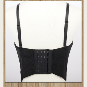 HLC RTS Sparkly Diamond Women Vest <span class=keywords><strong>Lingerie</strong></span> Crystal Bustier Rhinestone Bra Crop Top Party Corset for Nightclub Party Decoration - Product Image 3