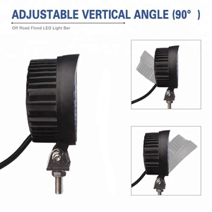 Haut de <span class=keywords><strong>voiture</strong></span> Conduit <span class=keywords><strong>Feux</strong></span> de Travail personnalisé <span class=keywords><strong>symbole</strong></span> étanche 27W Ronde Led Lampe Camions Lumières 2000LM Haute Lumens Lampe 27W - Product Image 2