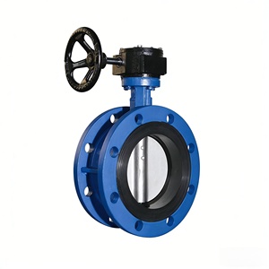 Manual-driven D341 Flanged Valve, Ductile <b>Iron</b>, Blue Anti-corrosion Paint, Municipal Water Supply, Customizable - Product Image 4