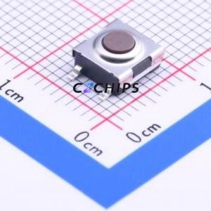 DTSMW-66N-V-T/R Tactile Switch SMD-4P,6.2x6.3mm Switch Single Pole Single Throw Round Button 6.3mm 6.2mm - Product Image 1