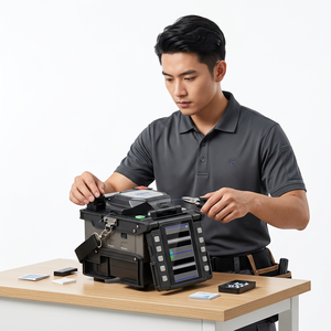 Fabricante Fusionadora de Fibra Óptica C10S 2 en 1 con Alineación de Núcleo de 6 Motores Venta al por Mayor OEM - Product Image 1