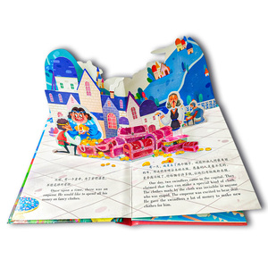 Thiết Kế Mới Trẻ Em Của Câu Chuyện Sách <span class=keywords><strong>3D</strong></span> Pop Up Nâng Các Flap Hội Đồng Quản Trị Cuốn Sách Kid Cuốn Sách Tùy Chỉnh Dịch Vụ In Ấn Cho Xuất Bản - Product Image 4