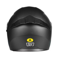 Casque de moto à visière ouverte de haute qualité avec certification DOT, double visière, doublure en coton, casque demi-visage pour motocross