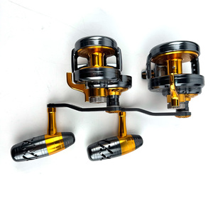 Carrete de Pesca Jigging OEM de Metal Completo para Barco, Relación 6.3:1, Carrete Convencional de Agua Salada para Atún con Manivela Potente, Ideal para Slow Pitch Jigging - Product Image 3