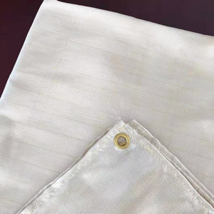防火玻璃隔热玻璃纤维焊接帘硅胶玻璃纤维焊接毯 - Product Image 2