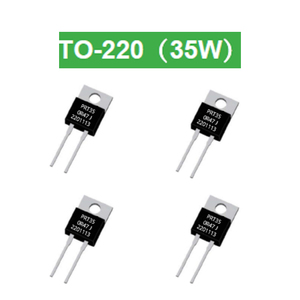 ตัวต้านทานกำลังสูงแบบ TO-220 20W-50W 0.5 โอห์ม-100k โอห์ม 30W 35W 50W 3R3 0.05 โอห์ม-0.1 โอห์ม R100 R300 - Product Image 3